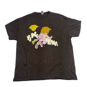 Pink Planet Graphic Tee Thrifted Vintage Style Size XL